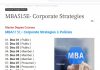 MBA515E- Corporate Strategies