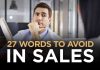 Words To Avoid In Sales